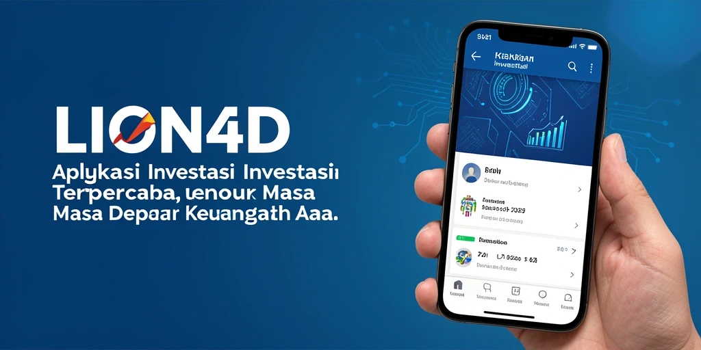 Antarmuka pengguna LION4D yang intuitif dan ramah bagi investor.